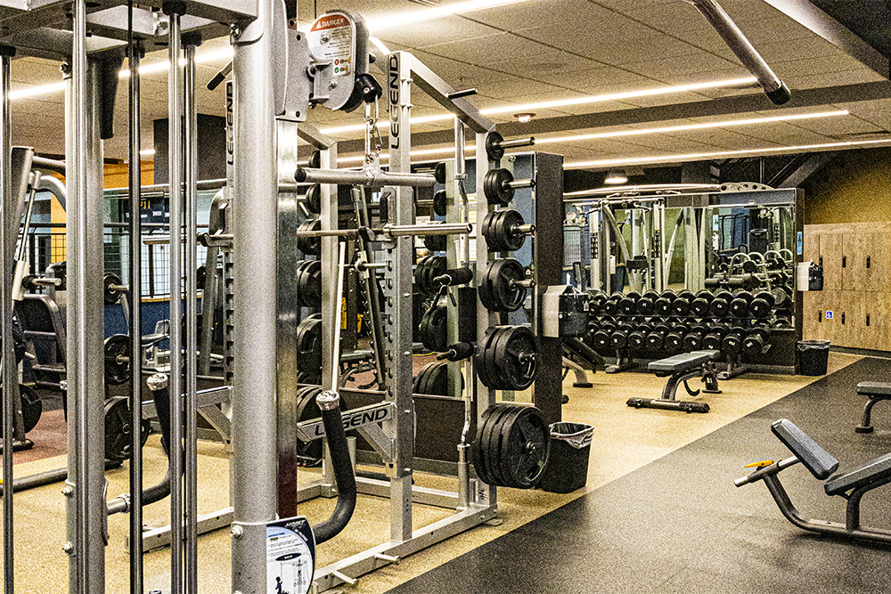 weight area at the Community Center